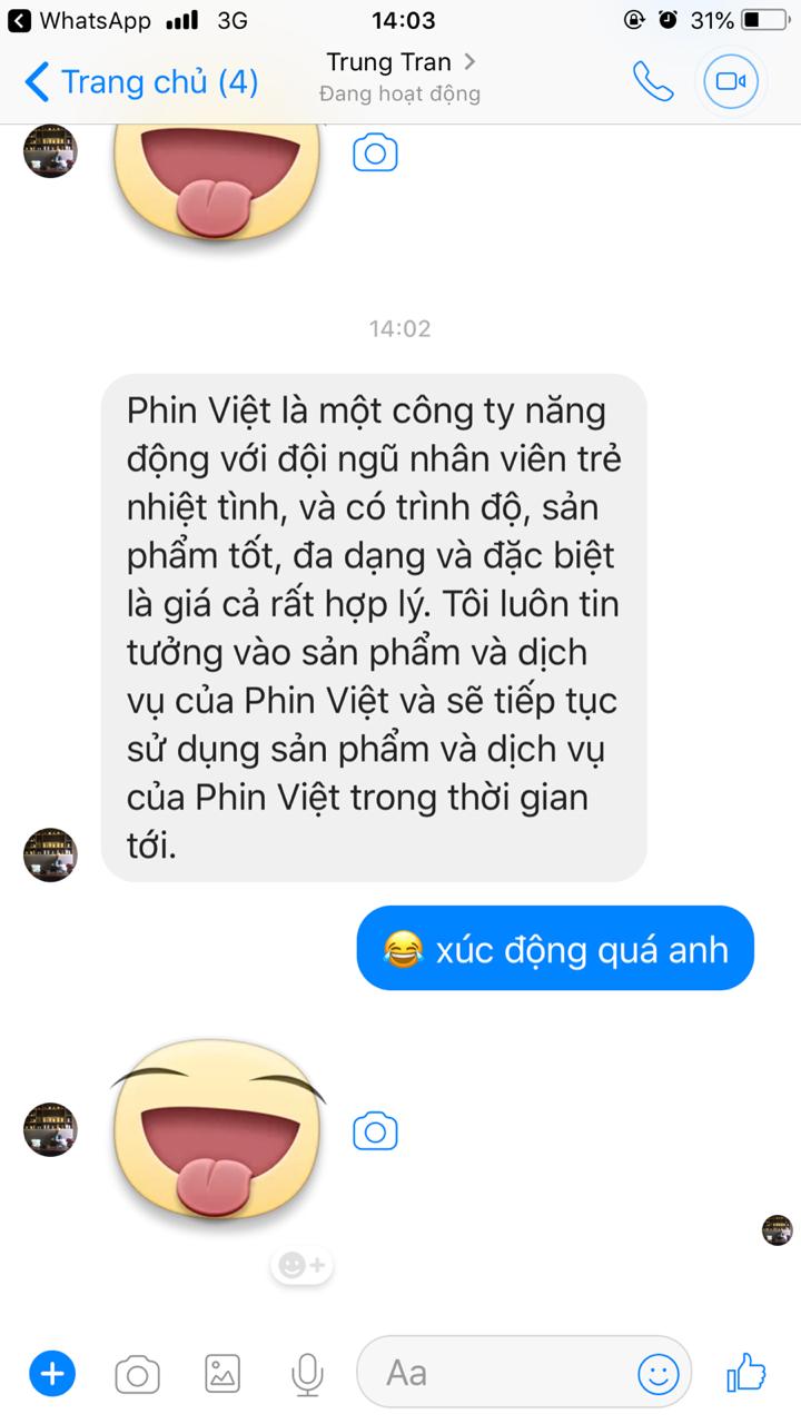 Anh Trung khách mua máy pha cafe của Phin Việt